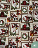 COTONE ARREDAMENTO - 2631 QUADRONI BABBO NATALE