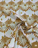 SATIN - 20 VENTAGLIO BEIGE FONDO ROSA