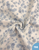 COTONE ARREDAMENTO A METRAGGIO  - 798 FIORI CELESTI