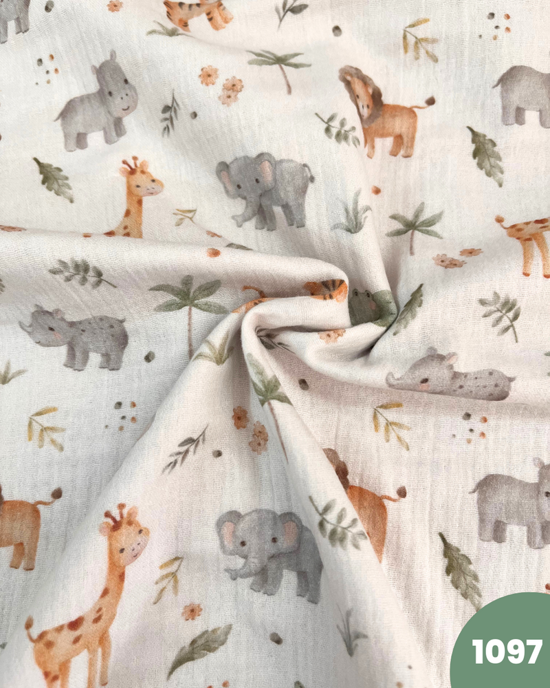 MUSSOLA DI COTONE - 1097 GIUNGLA