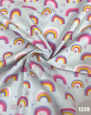 COTONE 100% - 1228 ARCOBALENO FONDO CELESTE