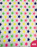 JERSEY DI COTONE - 415 FANTASIE FLUO STELLE