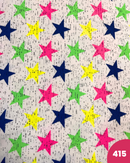 JERSEY DI COTONE - 415 FANTASIE FLUO STELLE