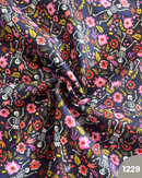 COTONE 100% - 1229 SCHELETRO E FIORI