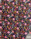 COTONE 100% - 1229 SCHELETRO E FIORI