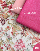 COTONE ARREDAMENTO - 713 FIORI ROSA