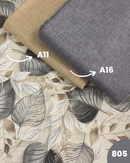 COTONE ARREDAMENTO - 805 FOGLIE GRIGIE