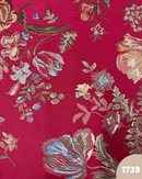 TAPPEZZERIA SAN LEUCIO - FIORI FONDO BORDEAUX 1739