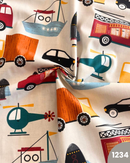 COTONE 100% - 1234 MEZZI DI TRASPORTO