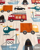 COTONE 100% - 1234 MEZZI DI TRASPORTO