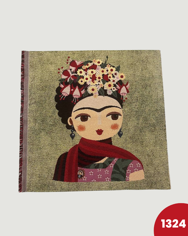 PANNELLO GOBELIN - 1324 FRIDA CARTONE FONDO VERDE