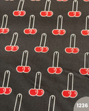 COTONE 100% - 1236 CILIEGIE FONDO NERO