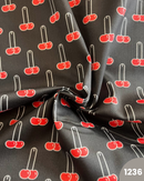 COTONE 100% - 1236 CILIEGIE FONDO NERO