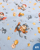 COTONE ARREDAMENTO - 871 AEREOPLANO FONDO CELESTE