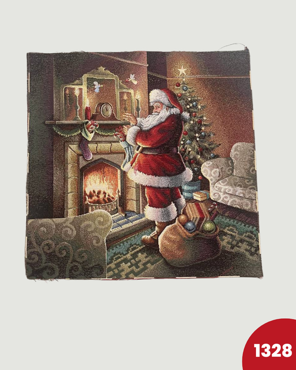 PANNELLO GOBELIN - 1328 BABBO NATALE CAMINO