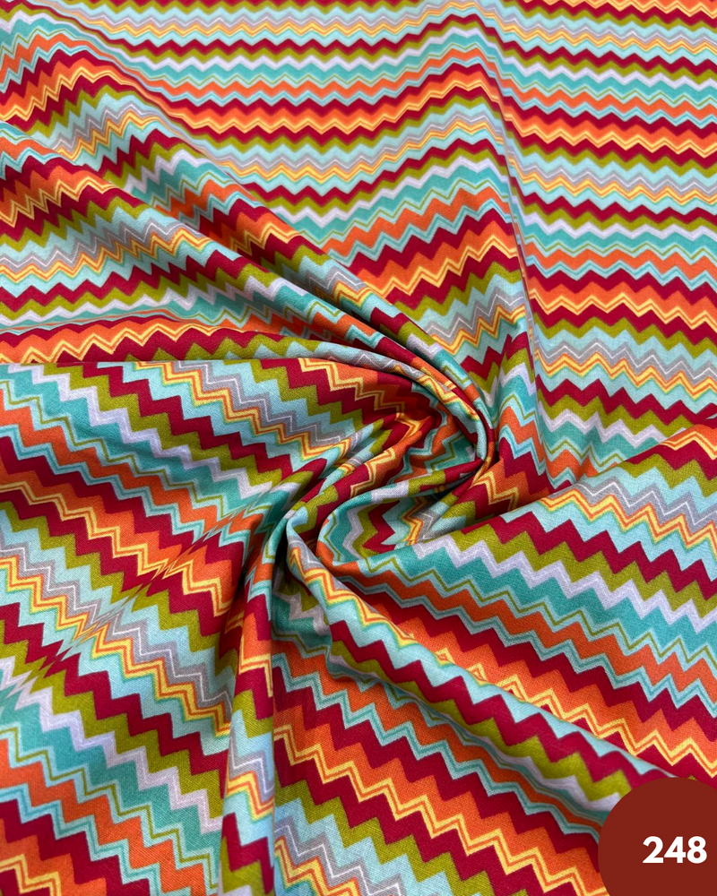 COTONE 100% - 248 ZIGZAG COLORATO