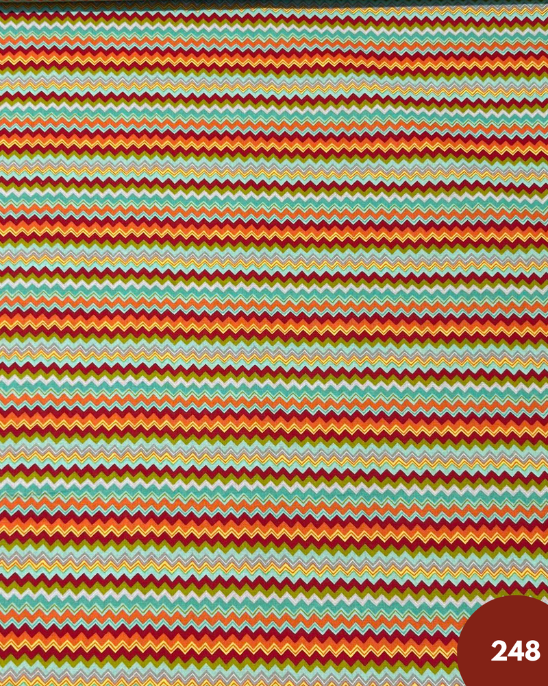 COTONE 100% - 248 ZIGZAG COLORATO