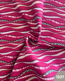 COTONE 100% - 1237 ONDE FONDO FUCSIA