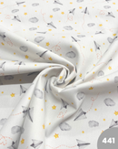 PIQUET DI COTONE - 441 NUVOLETTE GRIGIE