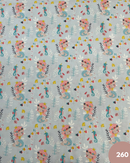 COTONE 100% - 260 SIRENETTA FONDO CELESTE