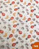 COTONE ARREDAMENTO - CONIGLIETTO E ARCOBALENO 745