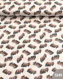 COTONE 100% - 1241 LOVE FONDO BIANCO