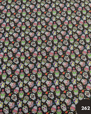 COTONE 100% - 262 TESCHIO MESSICANO FONDO NERO