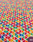 COTONE 100% - 263 TRIANGOLI COLORATI