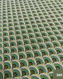 COTONE 100% - 265 VENTAGLIO ASTRATTO VERDE
