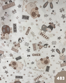 COTONE 100% - 483 ANIMALI BEIGE