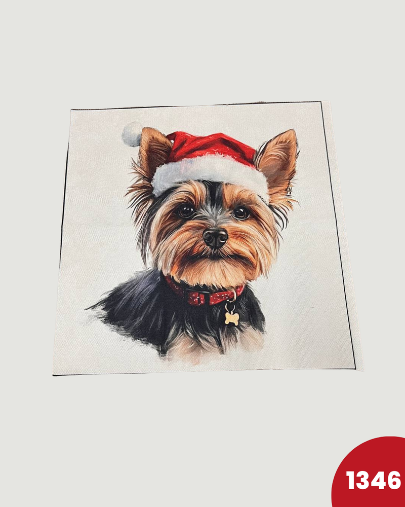 PANNELLO TESSUTO INDEFORMABILE - 1346 CANE CON CAPPELLO