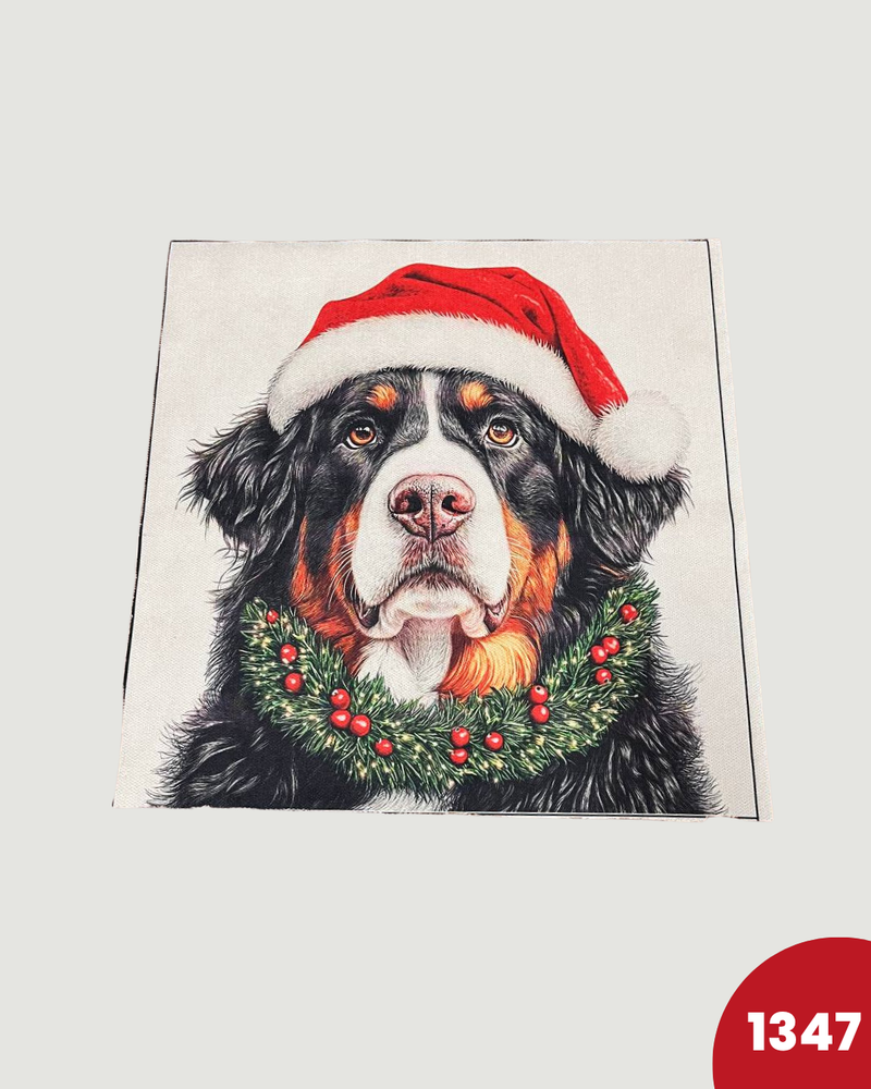 PANNELLO TESSUTO INDEFORMABILE - 1347 CANE CON CAPPELLO