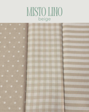 COORDINATO MISTO LINO - BEIGE