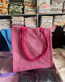 BORSE PICCOLE IN JUTA 25x25 - VARI COLORI