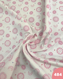 COTONE 100% - 484 SOLE E LUNA FONDO BIANCO