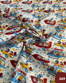 COTONE 100% - 269 AEROPLANO COLORATO