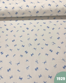 PIQUET DI COTONE - 1929 FIOCCHETTO CELESTE