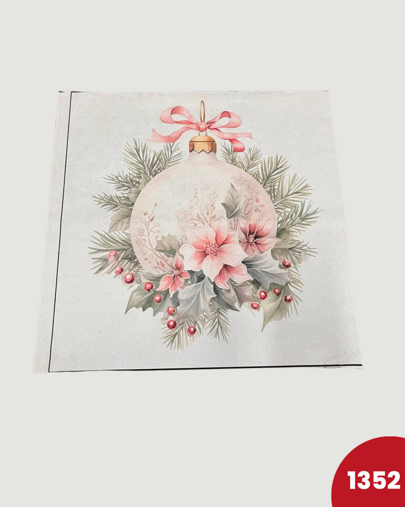 PANNELLO TESSUTO INDEFORMABILE - 1352 GHIRLANDA ROSA