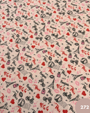 COTONE 100% - 272 PARIGI TOUR EIFFEL FONDO ROSA