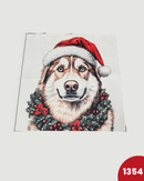 PANNELLO TESSUTO INDEFORMABILE - 1354 CANE CON CAPPELLO