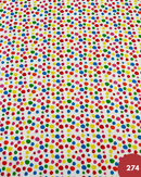 COTONE 100% - 274 MACCHIE COLORATE FONDO BIANCO