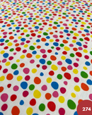 COTONE 100% - 274 MACCHIE COLORATE FONDO BIANCO