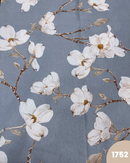 COTONE ARREDAMENTO - 1752 FIORI FONDO CELESTE