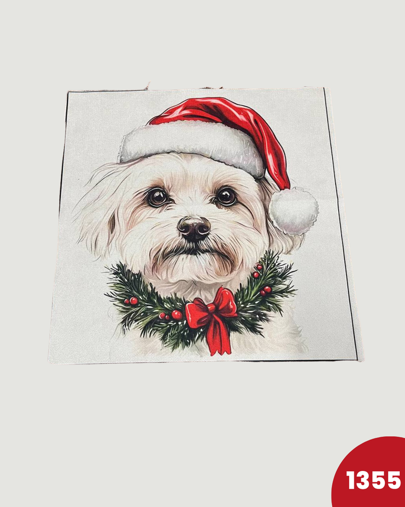 PANNELLO TESSUTO INDEFORMABILE - 1355 CANE CON CAPPELLO