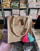 BORSE PICCOLE IN JUTA 25x25 - VARI COLORI