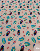 COTONE 100% - 276 FROZEN PERSONAGGI FONDO ROSA