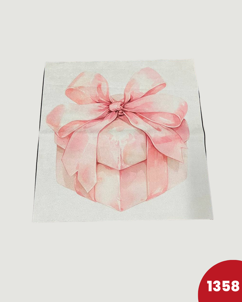 PANNELLO TESSUTO INDEFORMABILE - 1358 PACCO REGALO ROSA