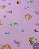 COTONE 100% - 278 PRINCIPESSE CARROZZA FONDO ROSA