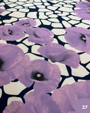 SATIN - 27 PAPAVERO GLICINE DEGRADÈ FONDO BLU E BIANCO