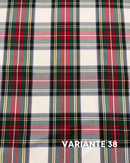 LANETTA SCOZZESE - 38 TARTAN VERDE/ROSSO/BIANCO MEDIO